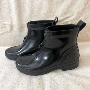 Tretorn Women Ankle Rain Boots Size 7 Black Color